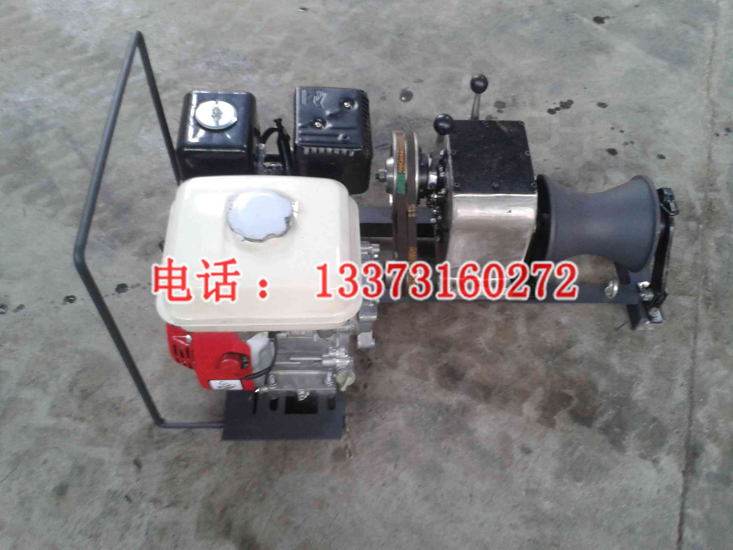 河北厂家 0316-5661017 供应1吨 便携式汽油绞磨 重量仅为40kg