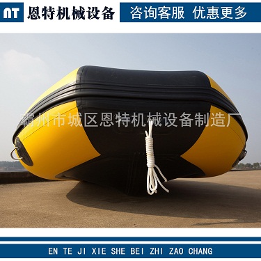 硬底三人橡皮艇冲锋舟加厚 3人小型防汛充气橡皮船便式快艇