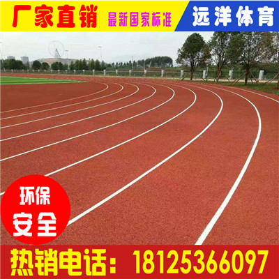 贵州凯里自结纹塑胶跑道施工方案|学校塑胶跑道材料厂家