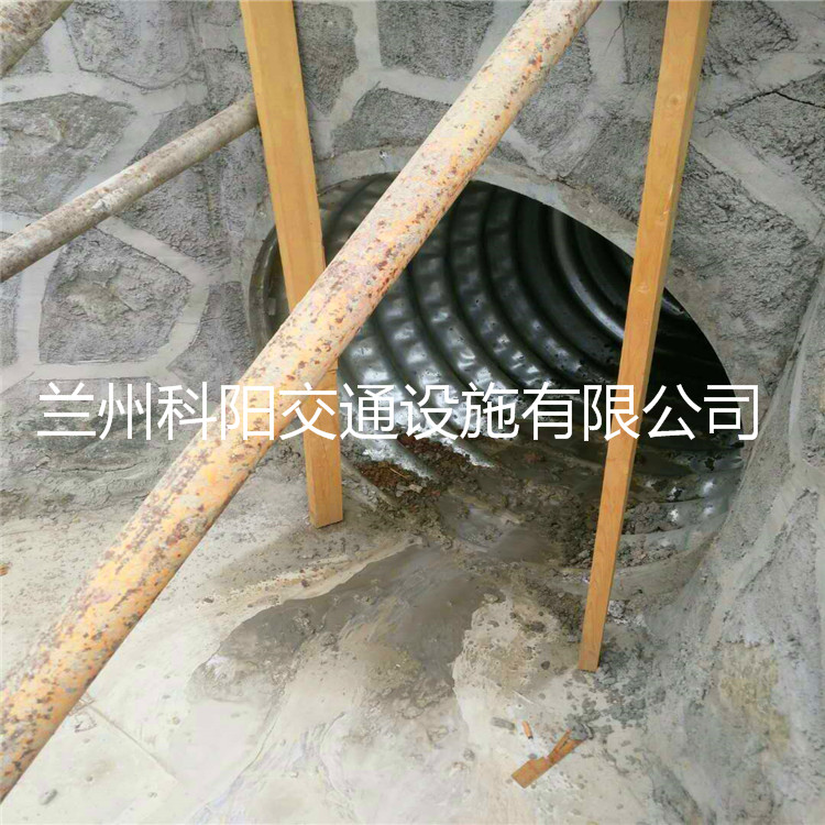 果洛达日公路涵洞钢波纹涵管，实体厂家可定制不同口径