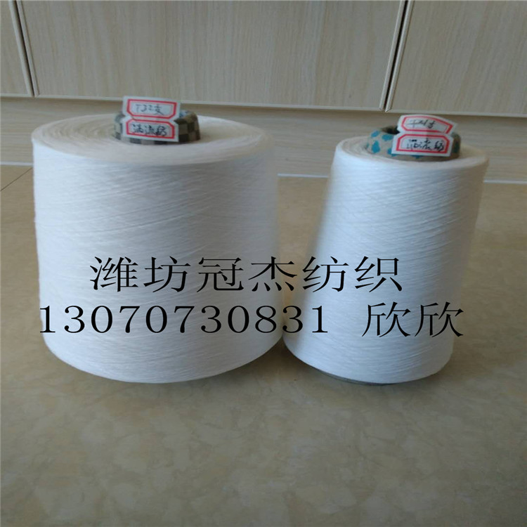 山东冠杰涤纶阻燃纱21/2 24/2 32/2  性阻燃纱