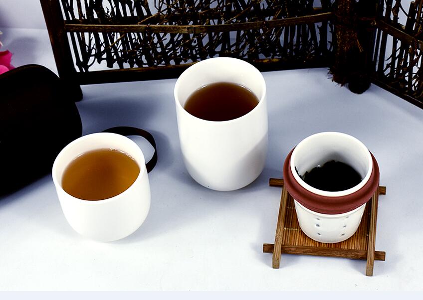 便携式陶瓷茶具 景德镇陶瓷快客杯厂家