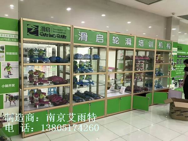 南京学校玻璃展柜