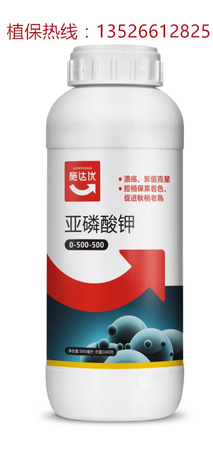 沃柑膨果着色专用亚磷酸钾效果出色每升含磷钾0-500-500比重大