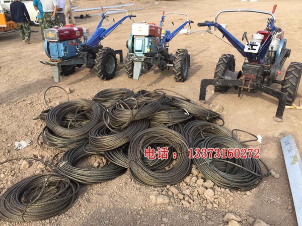手扶拖拉机绞磨厂 全国招聘代理商 可货到付款 双卷筒手扶绞磨机