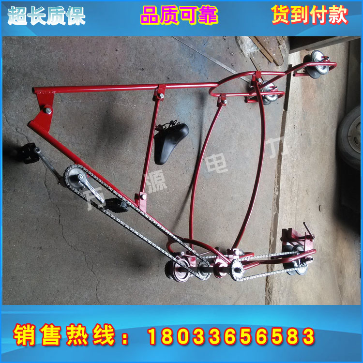 供应脚踏式三线飞车线路检修 导线飞车厂家