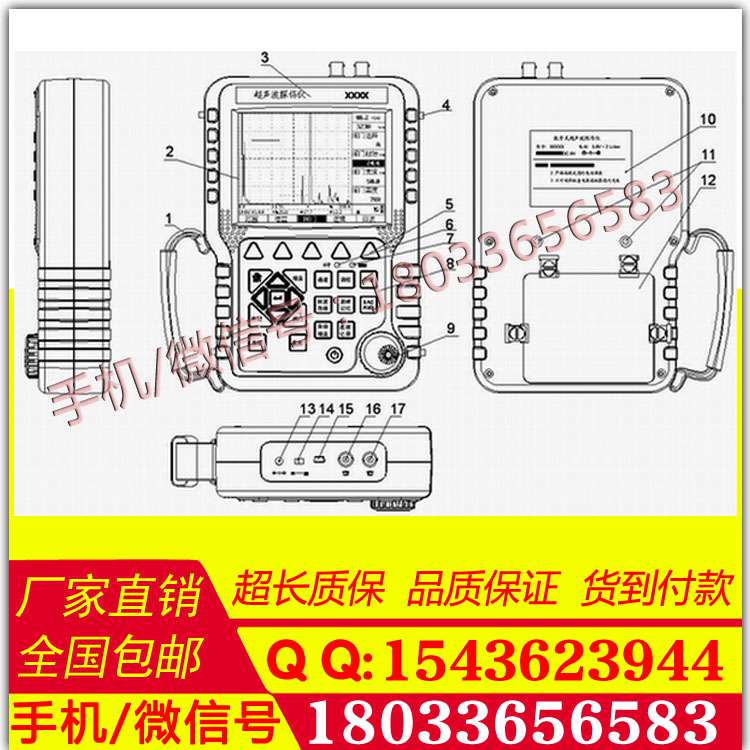 供应FUT660全数字超声波探伤仪 全自动数显探伤仪