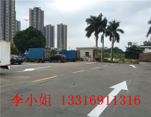 桂园马路划线施工队|小区消防通道画字