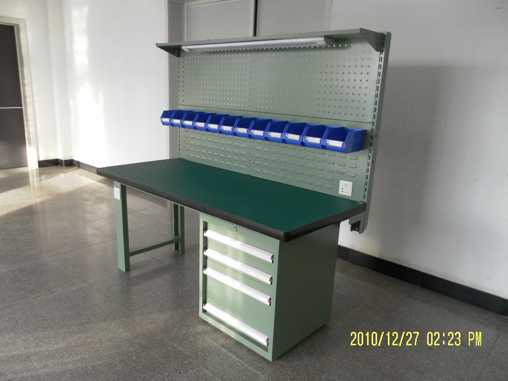 北京天津带灯架挂板重型工作台