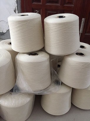 毛粘纱生产商—毛粘纱15/85配比32支混纺纱针织纱