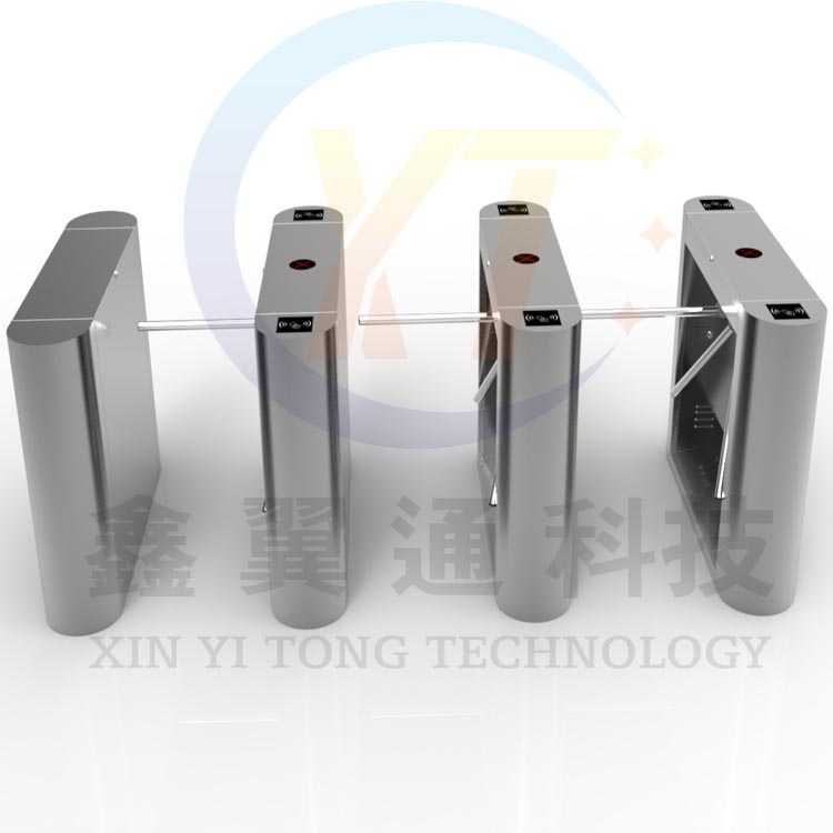 三棍闸学校写字楼闸机 小区斜角摆闸景区出入口桥式三辊闸
