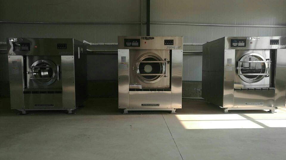 天津二手50公斤海狮水洗机，二手毛巾水洗机烘干机