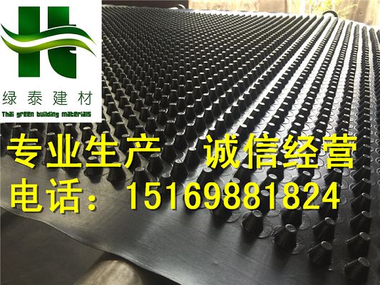 绿化车库排水板河南郑州20高蓄排水板厂家送货