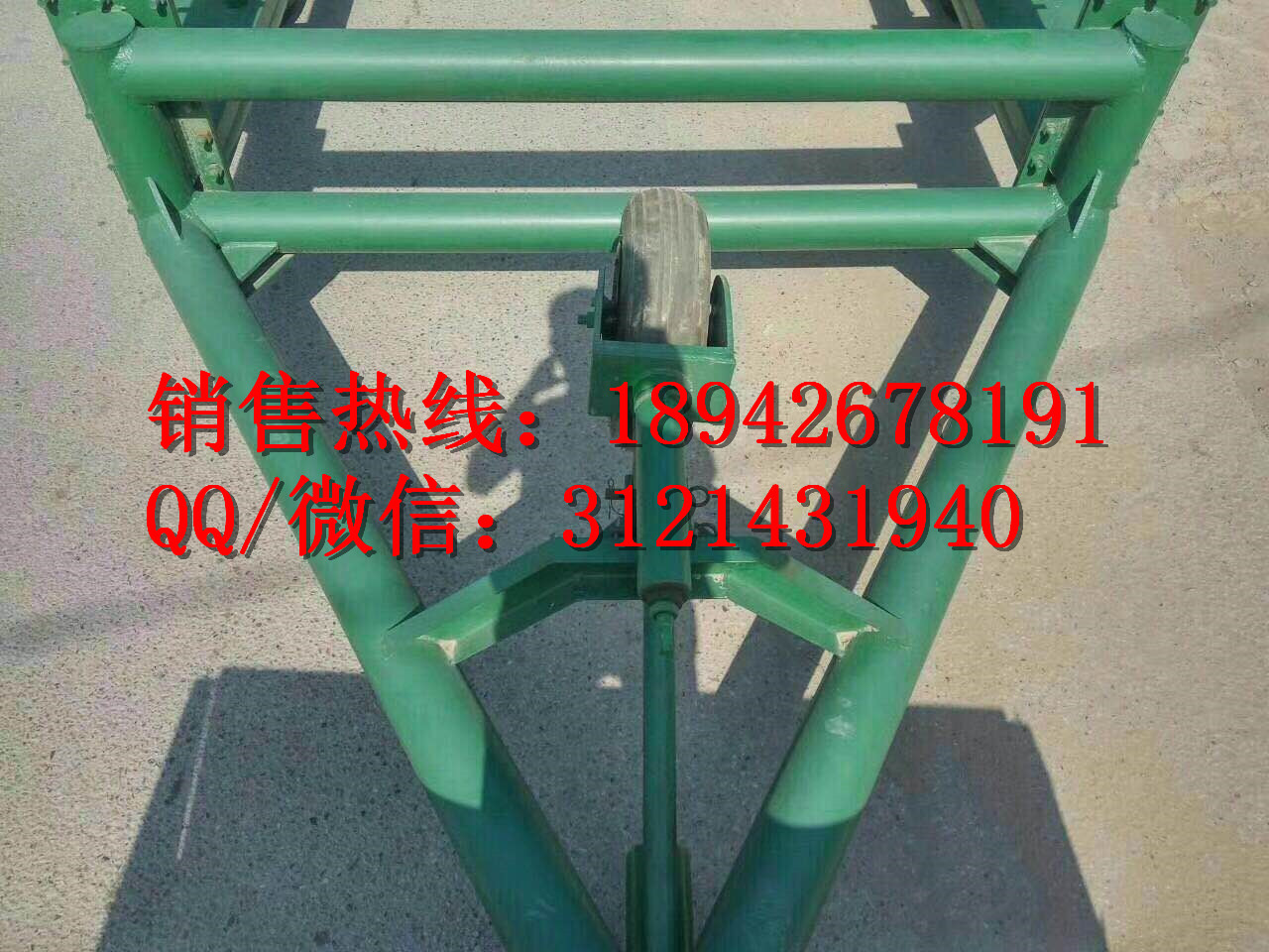 机械式电缆拖车 3t/三吨 电缆线盘车 三轮炮车 放线车 电力施工专用设备