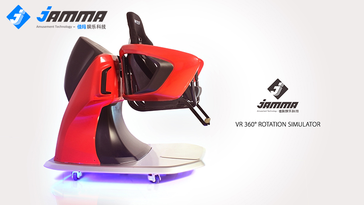 佳玛新款VR虚拟现实设备360度旋转惊险刺激电玩设备