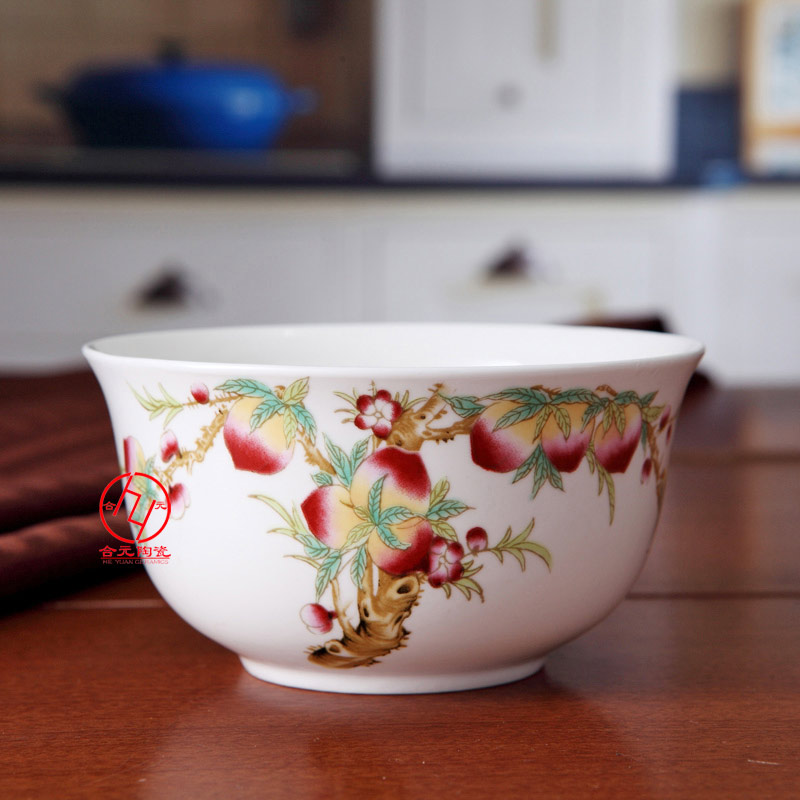 寿宴赠送礼品寿碗定制 陶瓷寿碗加字