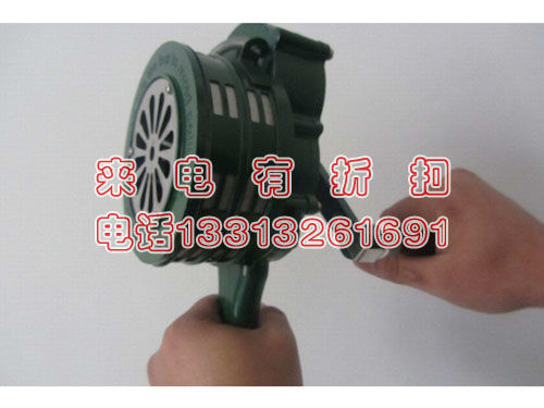 手持式鸣警器手摇蜂鸣器带支架高分贝手摇报警器警铃