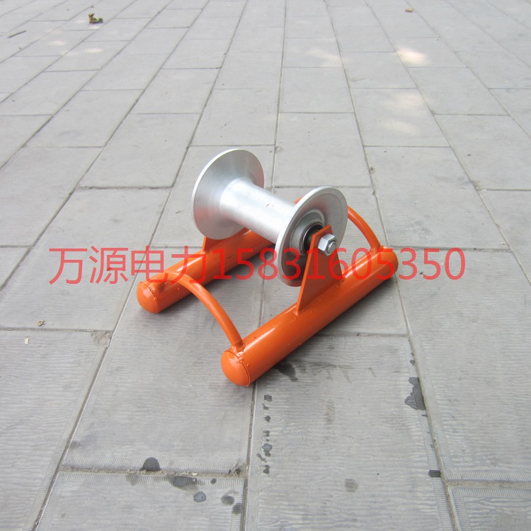 直线放线电缆滑车铝合金钢管架电缆滑轮铁板滑车质优价廉