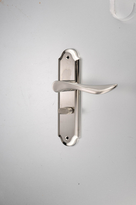 三鹏304不锈钢单舌房门锁 室内木门锁防撞通用执手锁锁具