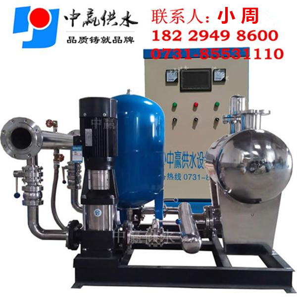 河南新乡二次供水设备市政管网水压稳定