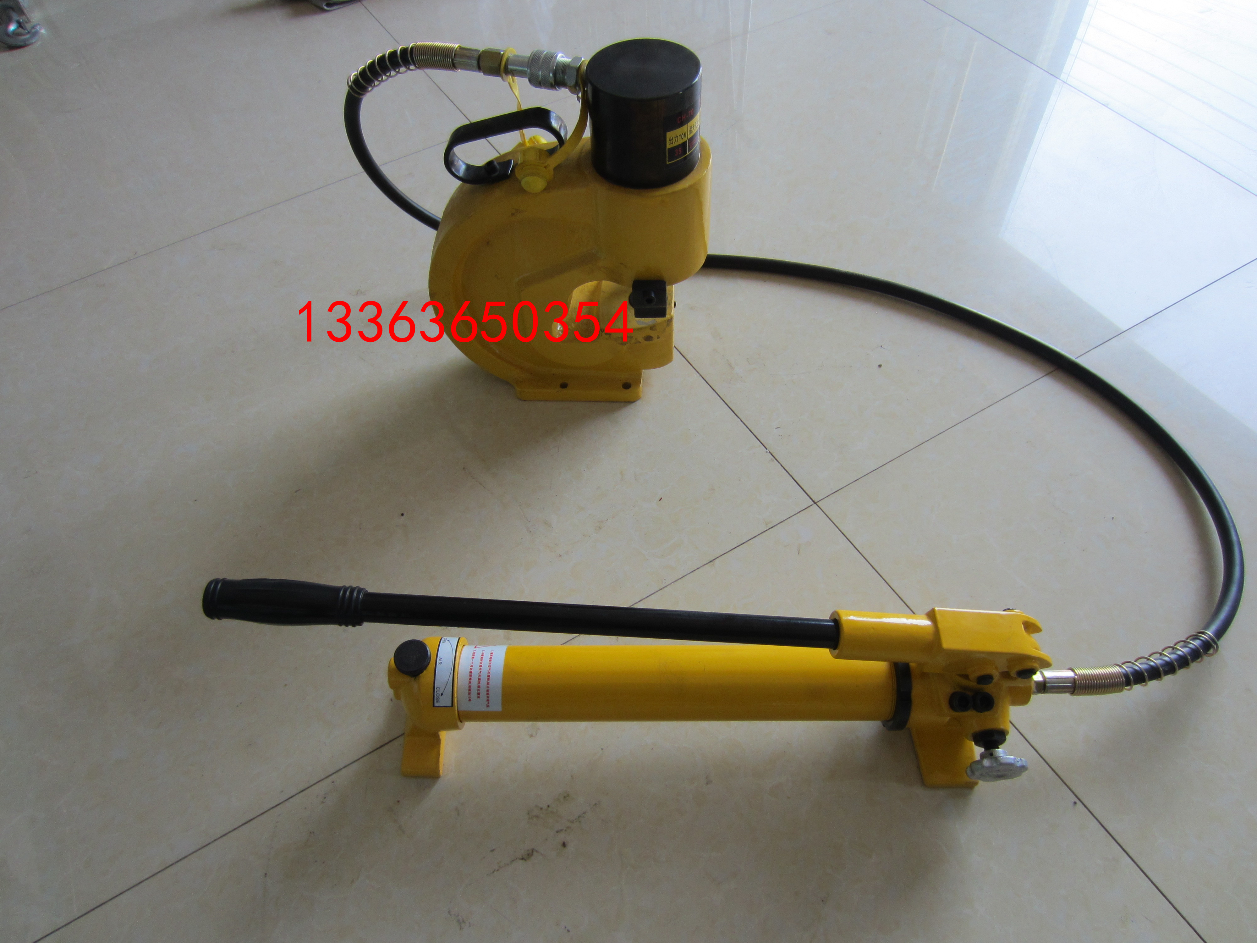 CH-60/70槽钢打孔机液压冲孔器母线加工机液压冲孔机定制
