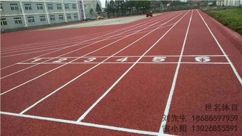 羅湖塑膠跑道 羅湖塑膠跑道廠家 200米標準跑道 世名供