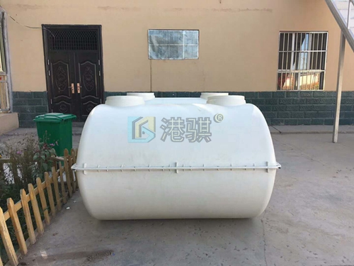 【高压冲厕所器】三格化粪桶安装过程-港骐