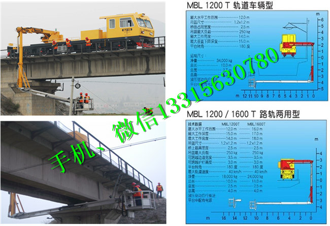 MOOG桥检车 吊篮桥检车 折叠臂桥检车