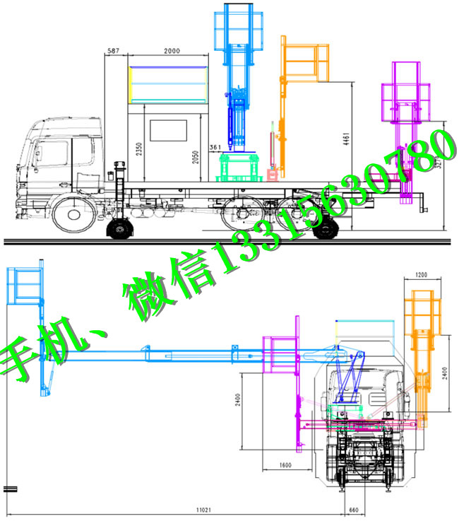 MOOG便道走行台式桥检车 台式桥检车