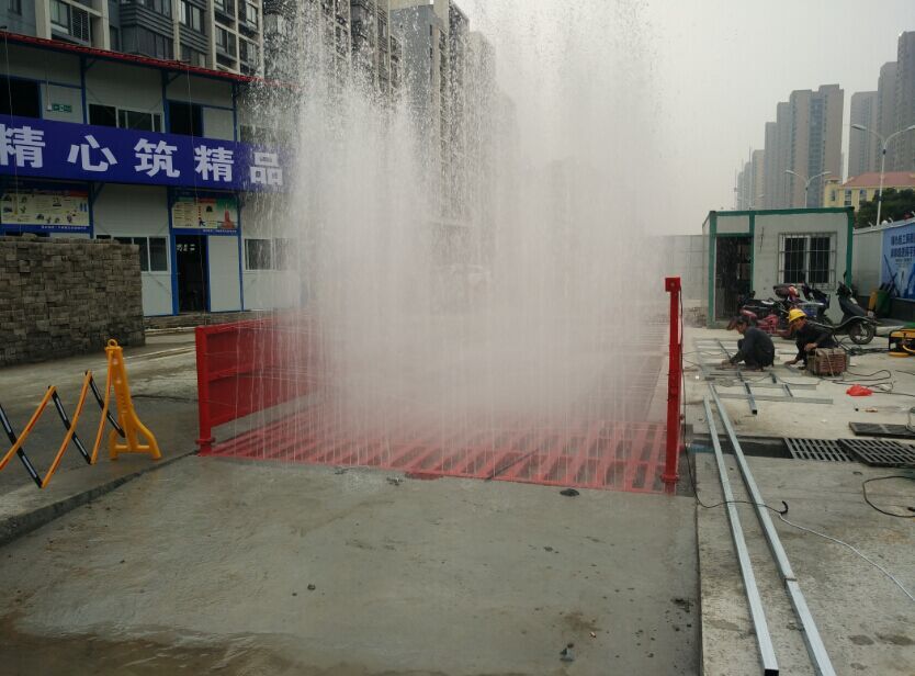 荆州 荆门 天门 城建工地洗车槽 工地工程洗车台 洗轮机