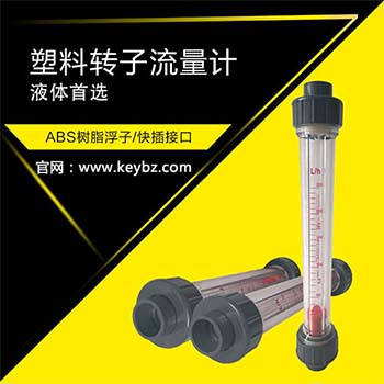 管道式转子流量计液体PVC管塑料浮子流量计上海厂家