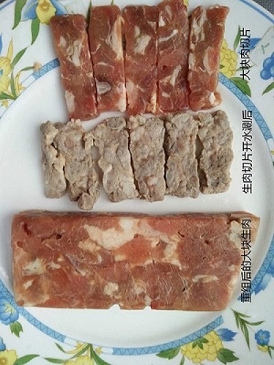 重组肉卷牛板砖重组原料高温冷冻不散不化