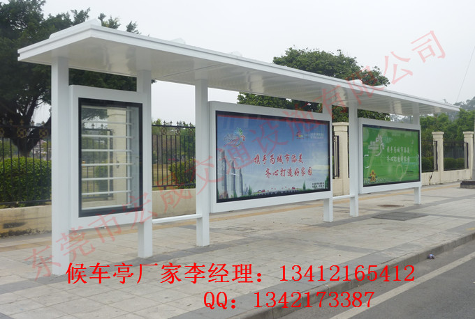 公交候车亭可依来图定制，广东公交候车亭制作厂家