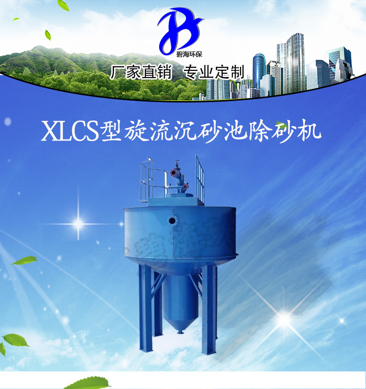 除砂机XLCS-600旋流式砂水分离器 提砂装置 污水处理除砂机