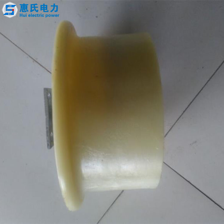 铁路轨道MC尼龙梯车轮接触网梯车轮高强尼龙梯车轮白色接触网专用
