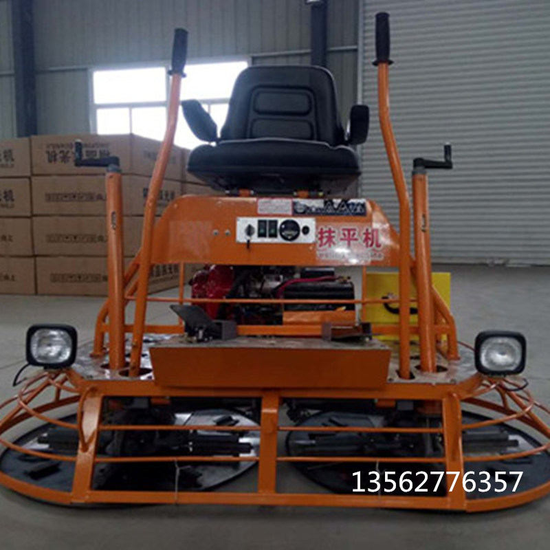 座驾式道路抹光机双盘汽油抹平机图片