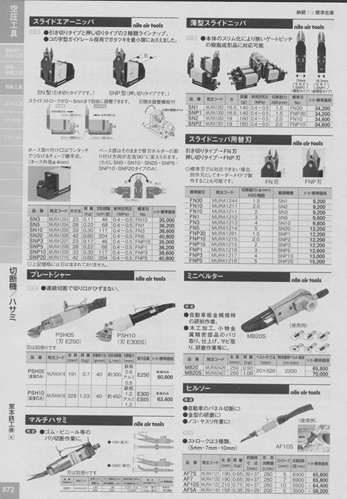 室本鐵工（株）气动剪直销南京园太