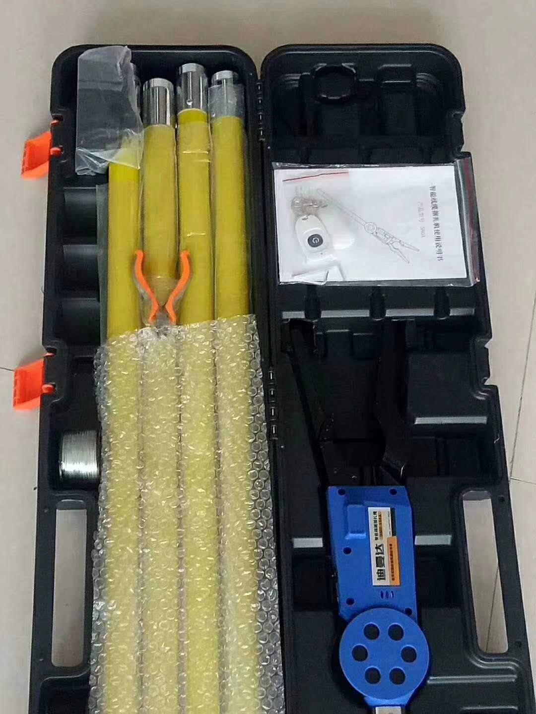 三代新款防爆材质光缆附挂机 电缆捆线机专用