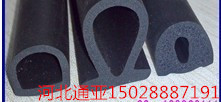发泡D型带孔硅胶条
