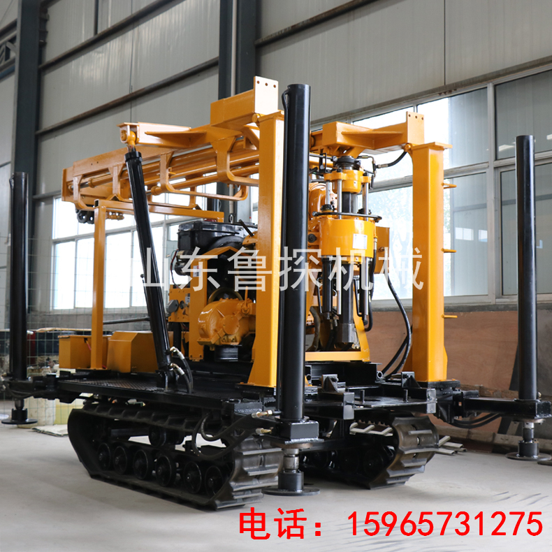 履带勘察钻机液压岩心钻机XYD-200钻孔机工程水井200米钻探机