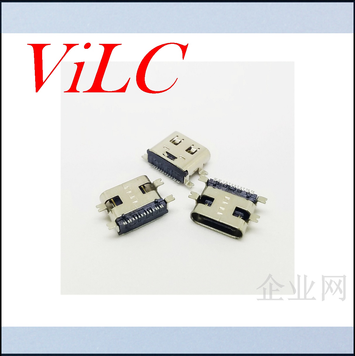 四脚全贴片TYPE C母座 16P单排贴片 有柱 编带