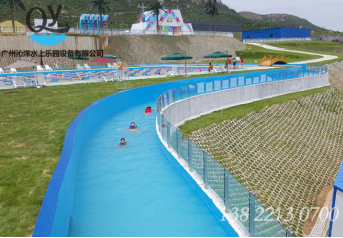 广州沁洋水上乐园设备厂家设计定制户外环流河懒人河漂流河