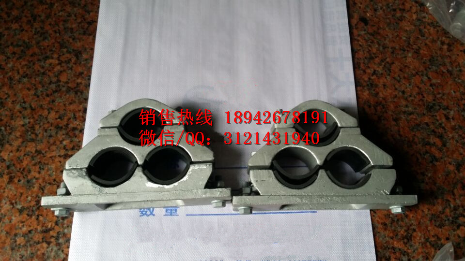 JGPD-7H螺栓型电缆抱箍品字型固定线夹高压电缆固定夹促销