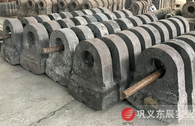 订做破碎机锤头 抗磨损高铬锤头 锻打复合甩锤