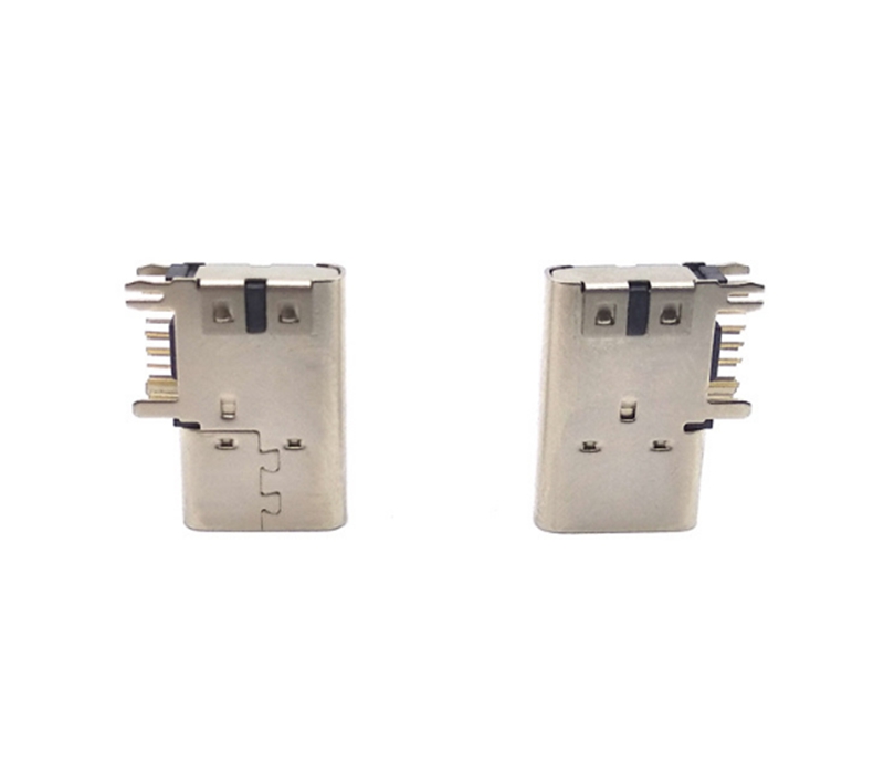1.Type-C母座 14Pin 侧插母座 安卓手机母座 TypeC母座