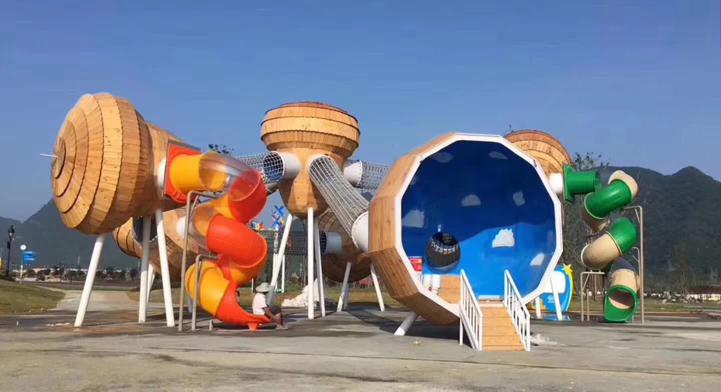 云霞游乐设备制作厂批发儿童大喇叭滑梯