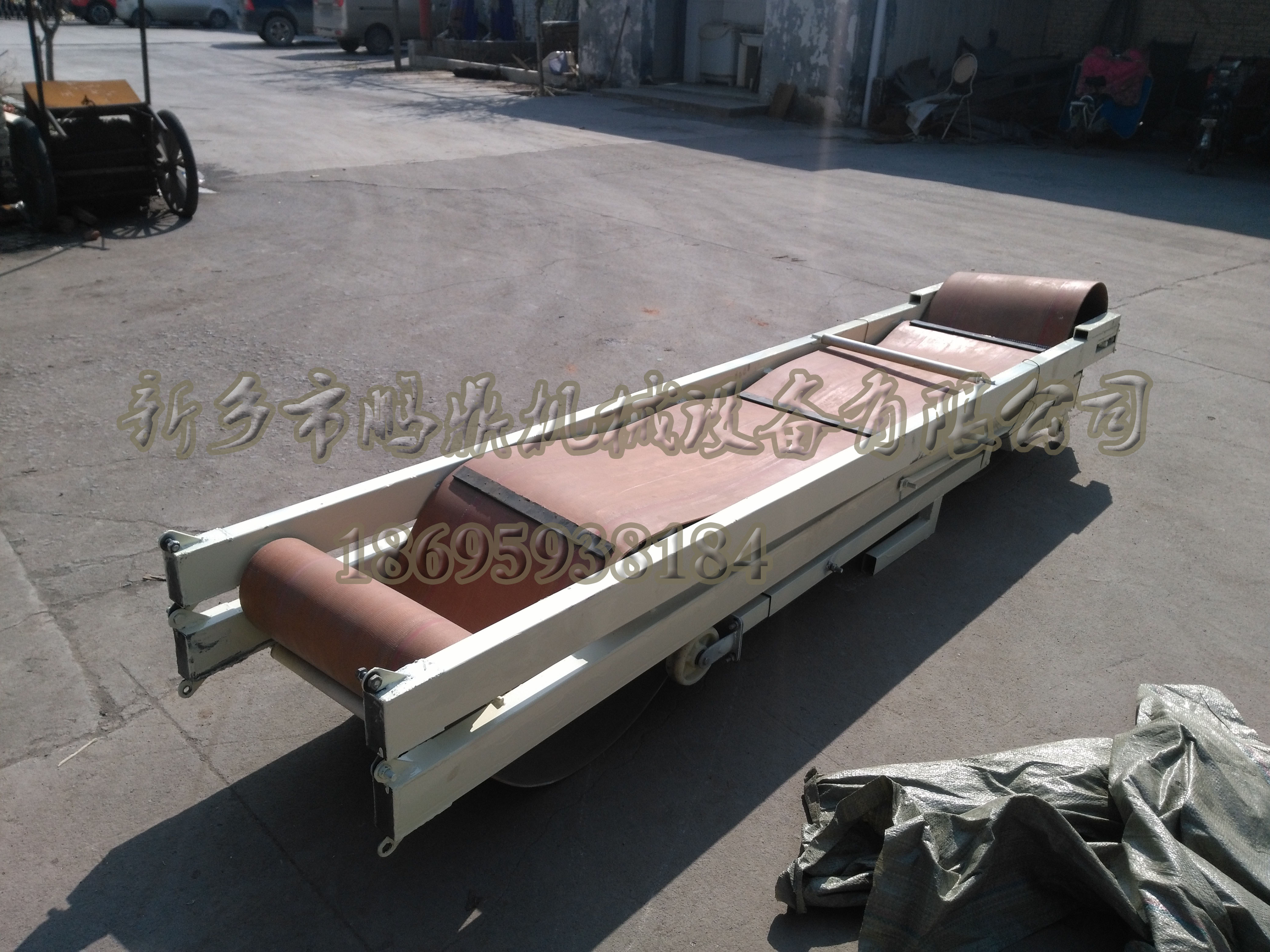 家用小型轻型电动皮带式折叠输送机