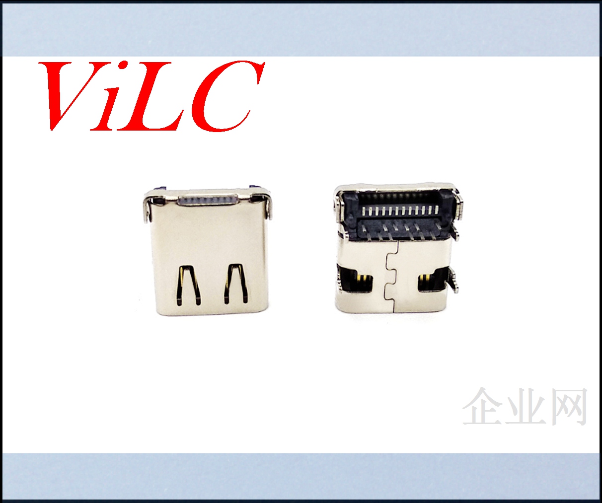 Type-C母座 24P前插后贴 TypeC连接器母座