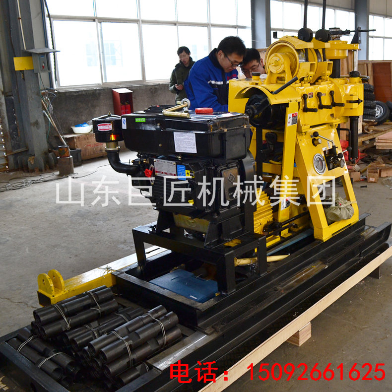 巨匠热销 HZ-200YY岩石钻孔设备 200米地质勘探用钻机 故障率低