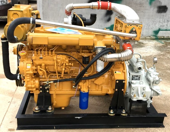 潍柴6105AZLC船用6缸柴油机 150马力配齿轮箱发动机 杭州船机经销